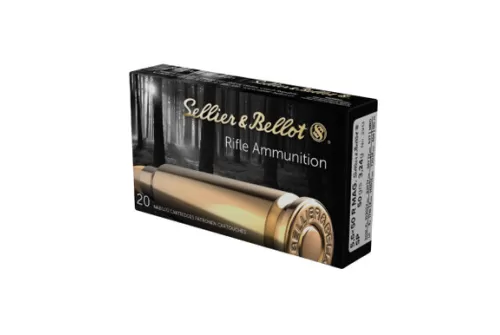 Sellier & Bellot 5.6x50R Magnum 50 Grain Soft Point Rifle Ammo, 20 Rounds, SB5650RB