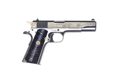 COLT'S MANUFACTURING 1911 SS Zapata .38 Super Auto 5in 9rd Engraved Gold Plating Semi-Automatic Pistol (O1911C-SS38-TYL)