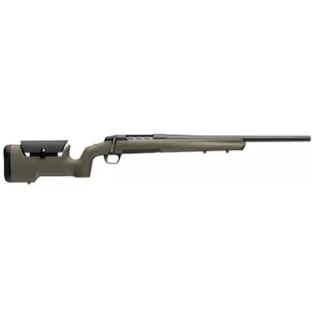 Browning 036122298 X-Bolt 2 Special Max LR SPR Full Size 7mm PRC 3+1 22" Matte Black Heavy Sporter Threaded Barrel, Matte Black Steel Drilled & Tapped Receiver, OD Green/Black Adjustable Max Synthetic