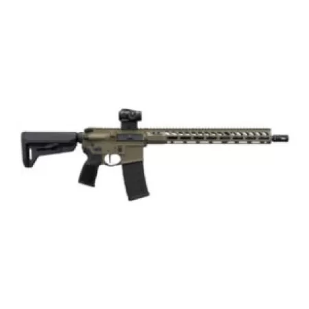 Sig Sauer RM400556N16BFORGEMSGRN M400 Forge 5.56 NATO 30+1 16" Moss Green Cerakote Alloy Receiver w/Picatinny Rail, M-LOK Handguard, Magpul SL-K Black Polymer Stock, Black Polymer Grip, Sig ROMEO MSR