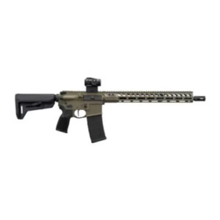Sig Sauer RM400556N16BFORGEMSGRN M400 Forge 5.56 NATO 30+1 16" Moss Green Cerakote Alloy Receiver w/Picatinny Rail, M-LOK Handguard, Magpul SL-K Black Polymer Stock, Black Polymer Grip, Sig ROMEO MSR
