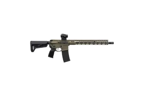 Sig Sauer RM400556N16BFORGEMSGRN M400 Forge 5.56 NATO 30+1 16" Moss Green Cerakote Alloy Receiver w/Picatinny Rail, M-LOK Handguard, Magpul SL-K Black Polymer Stock, Black Polymer Grip, Sig ROMEO MSR