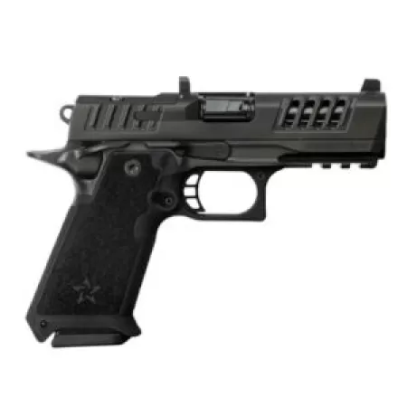 STACCATO HD P4 X-Series Premium Package 9mm Luger 4in DLC Barrel 4x18rd Glock Mags Semi-Auto Pistol w/ Trijicon HD Front NS (20-2200-000106-01)
