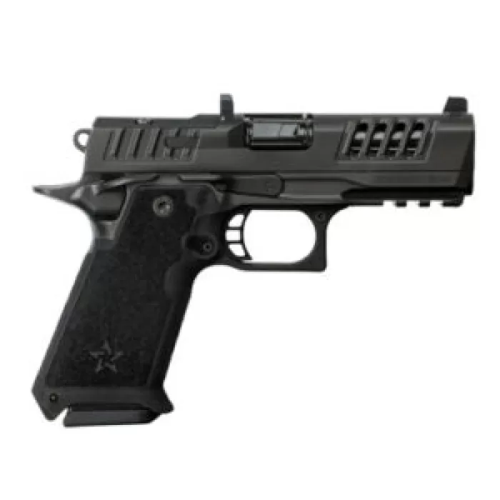 STACCATO HD P4 X-Series Premium Package 9mm Luger 4in DLC Barrel 4x18rd Glock Mags Semi-Auto Pistol w/ Trijicon HD Front NS (20-2200-000106-01)