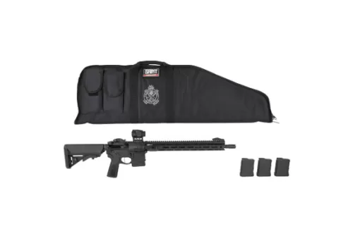 Springfield Armory STV916556BLCV2B5PAC SAINT Victor V2 Gear Pac 5.56 NATO 10+1 16" Black Melonite Barrel, Black Hardcoat Anodize Aluminum Receiver w/Picatinny Rail, M-LOK Handguard, B5 Enhanced SOPMOD
