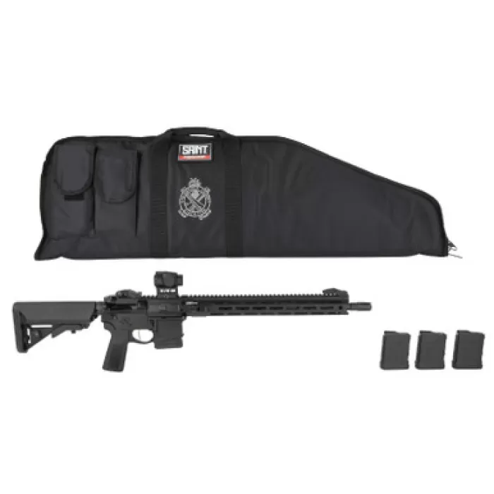 Springfield Armory STV916556BLCV2B5PAC SAINT Victor V2 Gear Pac 5.56 NATO 10+1 16" Black Melonite Barrel, Black Hardcoat Anodize Aluminum Receiver w/Picatinny Rail, M-LOK Handguard, B5 Enhanced SOPMOD