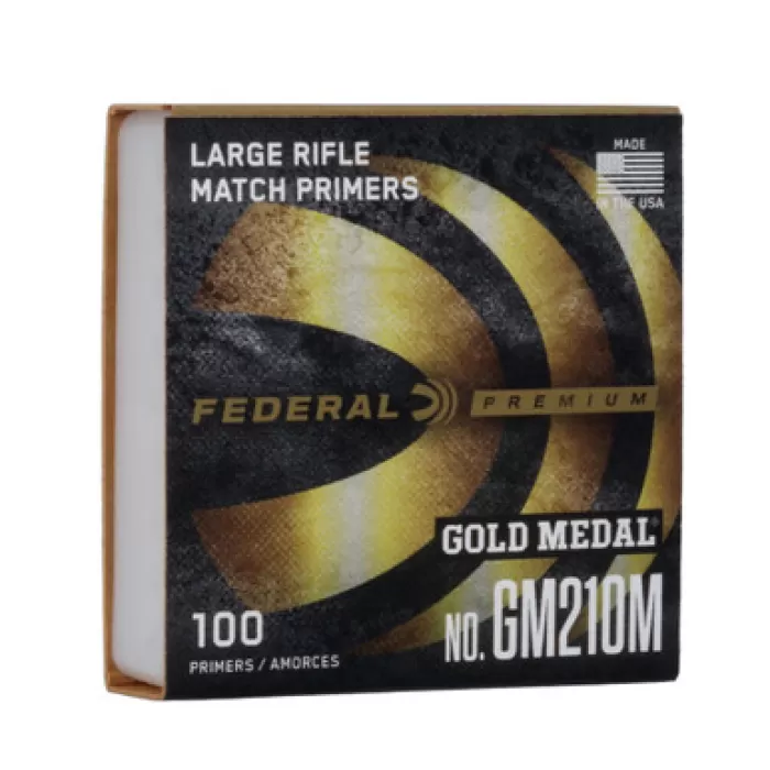 FEDERAL Gold Medal Large Rifle Primers (GM210M) FEDERAL Gold Medal Large Rifle Primers (GM210M)