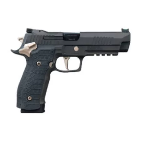 Sig Sauer 226X59NMRSAO P226 XFive Nightmare Full Size Frame 9mm Luger 20+1 5" Bull Barrel, Black Nitron Stainless Steel Optic Ready/Serrated Slide & Frame w/Beavertail & Picatinny Rail, Custom Hogue G
