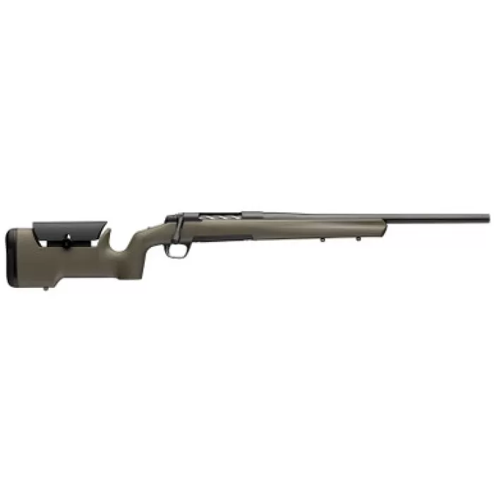 Browning 036122297 X-Bolt 2 Special Max LR SPR Full Size 300 PRC 3+1 22" Matte Black Heavy Sporter Threaded Barrel, Matte Black Steel Drilled & Tapped Receiver, OD Green/Black Adjustable Max Synthetic