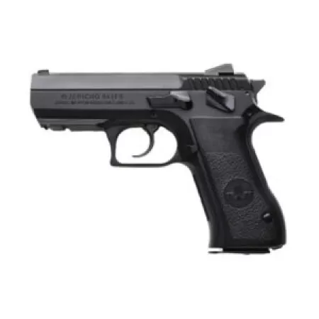 IWI US J941FS9ORP Jericho 941 Mid-Size Frame 9mm Luger 16+1 3.80" Black Chrome Lined Steel Barrel, Black Serrated Steel Slide & Frame w/Beavertail & Picatinny Rail, Black Textured Grips