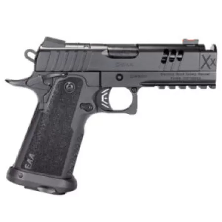 Girsan 395065 Witness2311 CMXX 9mm Luger 17+1 4.25" Black Ported w/Integral Compensator Bull Barrel, Black Steel Lightening Cut/Optic Ready/Serrated Slide, Black Polymer Frame w/Beavertail & Picatinny