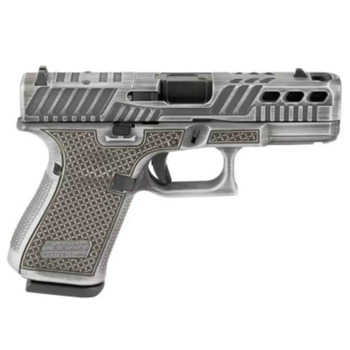 GLOCK 19 Gen5 9mm 4.01in 3x15rd Cerakote Gray Striker-Fired Pistol (PA195S204N)