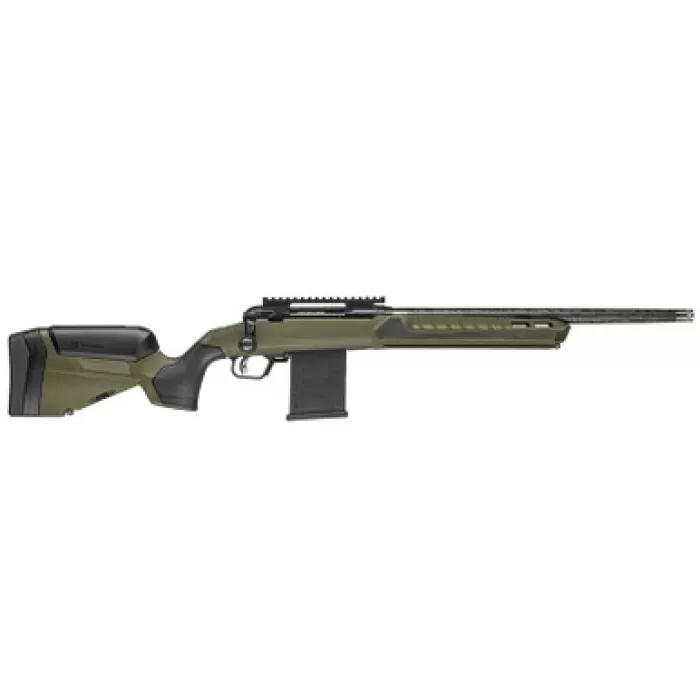 Savage Arms 32660 110 UltraLite Predator 6mm ARC 10+1 18" Carbon Fiber Barrel, Arca Rail Forend, Hunter Green AccuStock w/AccuFit V2 Synthetic Stock, Right Hand