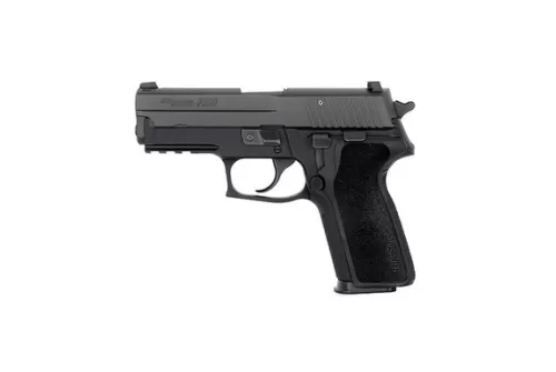 Sig Sauer P229 Nitron Compact 9mm Semi-Automatic Pistol, Hardcoat Anodized Black - 229RM-9-BSS
