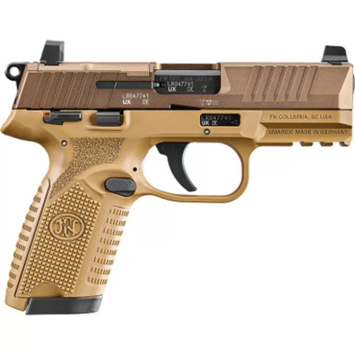 FN AMERICA 502 MRD 22LR 4in 2x10rd CA FDE SAO Pistol (66-102318)