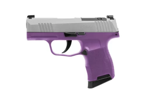 SIG SAUER P365 Purple Rain 9mm 3.1in 2x 10rd Mags Striker-Fired Pistol (365-9-TXR3-PR)