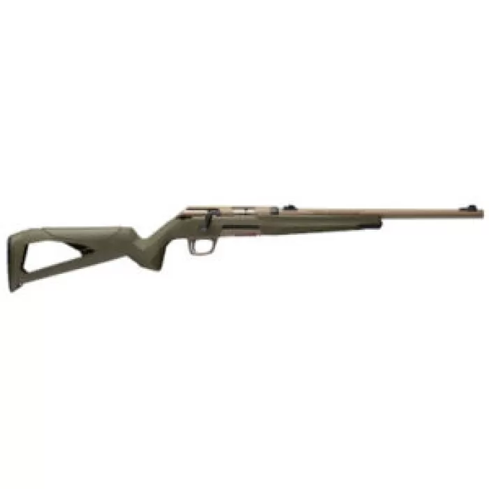 Winchester Repeating Arms 525240102 Xpert  22 LR 10+1 16.50" Flat Dark Earth Cerakote Threaded Barrel, Flat Dark Earth Cerakote Steel Drilled & Tapped Receiver, OD Green Thumbhole Polymer Stock