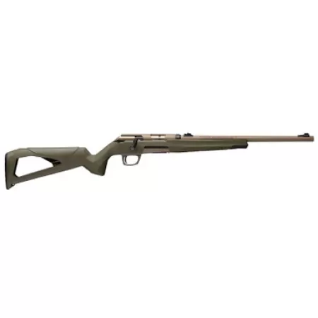 Winchester Repeating Arms 525240102 Xpert  22 LR 10+1 16.50" Flat Dark Earth Cerakote Threaded Barrel, Flat Dark Earth Cerakote Steel Drilled & Tapped Receiver, OD Green Thumbhole Polymer Stock