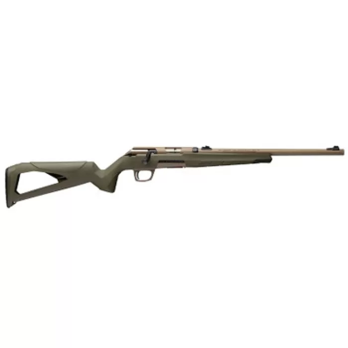 Winchester Repeating Arms 525240102 Xpert  22 LR 10+1 16.50" Flat Dark Earth Cerakote Threaded Barrel, Flat Dark Earth Cerakote Steel Drilled & Tapped Receiver, OD Green Thumbhole Polymer Stock