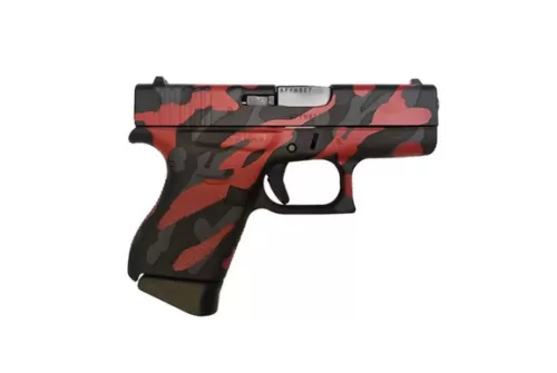 Glock 43X 9Mm Red Tilted Camo PX4350204RTC