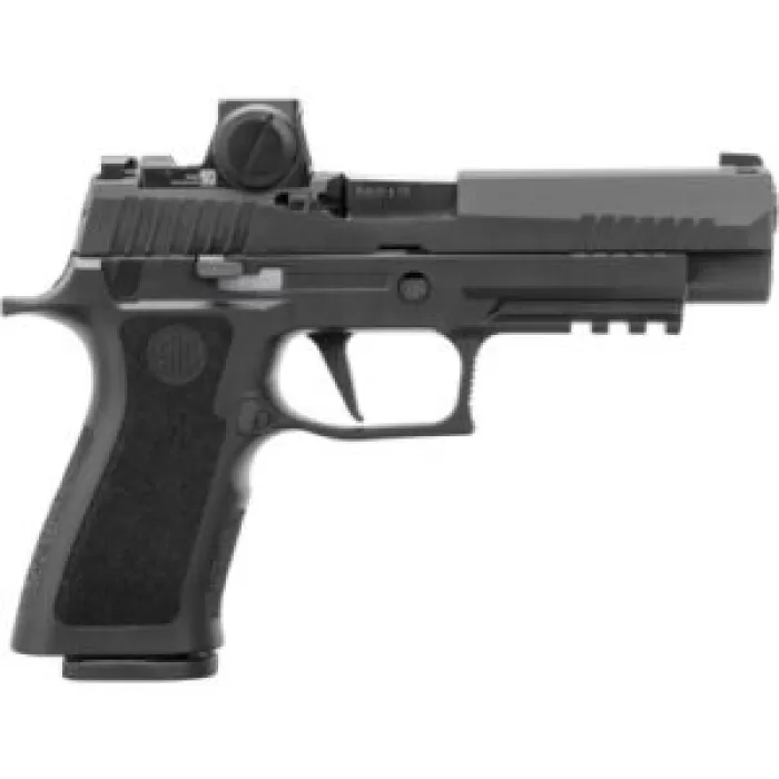 SIG SAUER P320 Pro 9mm 4.7in 3x17rd Black Striker Pistol with Romeo-X Rail (W320F-9-BXR3-PRO-RXX)