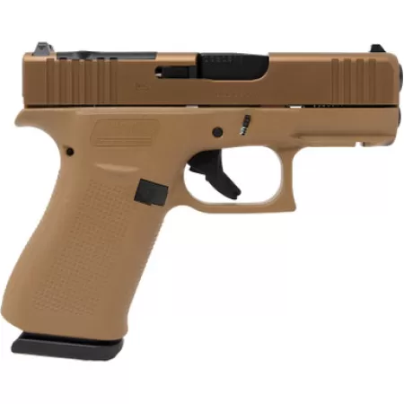 GLOCK 43x MOS 9mm 3.41in 10rd Coyote Semi-Auto pistol (PX435Z201FRMOSK)