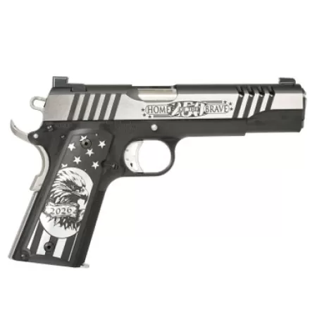 AUTO ORDNANCE 1911 Land of the Free Special Edition .45 ACP 5in 7rd Black/Stainless Semi-Automatic Pistol (1911TCAC21)