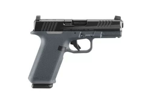 Ruger 19441 RXM 9mm Luger 17+1 4" Black FNC Nitride Alloy Steel Barrel & Optic Ready/Serrated Slide, Stealth Gray Polymer Frame w/Accessory Rail, Textured Grip, RMR/RMSc/DeltaPoint Pro Footprint