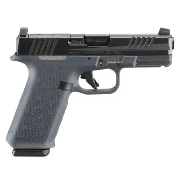 Ruger 19441 RXM 9mm Luger 17+1 4" Black FNC Nitride Alloy Steel Barrel & Optic Ready/Serrated Slide, Stealth Gray Polymer Frame w/Accessory Rail, Textured Grip, RMR/RMSc/DeltaPoint Pro Footprint