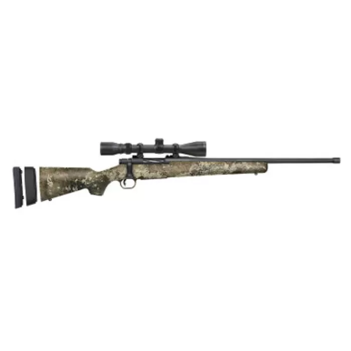 MOSSBERG Patriot Super Bantam 350 Legend 22in 4rd True Timber Strata Camo Sporting Bolt Rifle w/ 3-9x40mm Scope (28257)