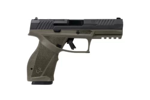 TAURUS TX9 Full 9mm Full 4.5in 2x 17rd Mags Black/OD Green Pistol (1-TX9F441-OD)