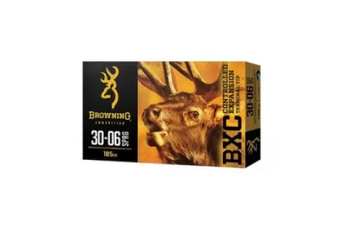 Browning BXC Controlled Expansion 30-06 Springfield 185gr, Terminal Tip, 20rd Box