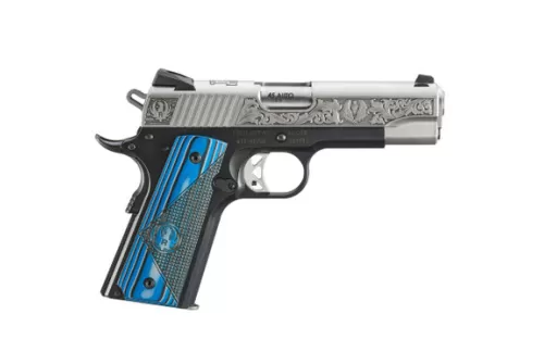 RUGER SR1911 Newport NH Edition .45 ACP 4.25in 2x 7rd Mags Semi-Auto Pistol (16702)