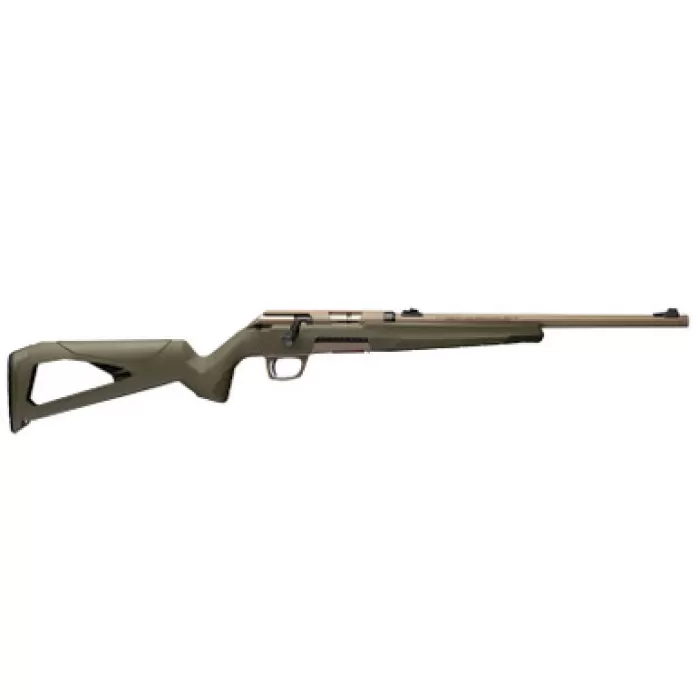 WINCHESTER REPEATING ARMS Xpert Suppressor Ready .21 Sharp 16.5in 10rd OD Green/Flat Dark Earth Bolt-Action Rifle (5252401003)