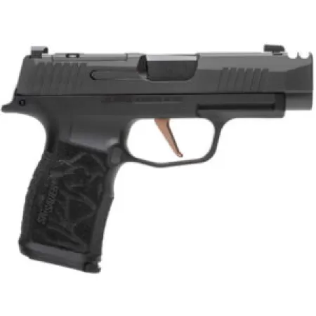 Sig Sauer 365XL9ROSE P365XL Rose Kit Micro-Compact 9mm Luger 12+1 3.10" Black Nitron Stainless Steel Integrated Compensator/Optic Ready/Serrated Slide, Black w/Rose Gold Accents Frame w/Accessory Rail