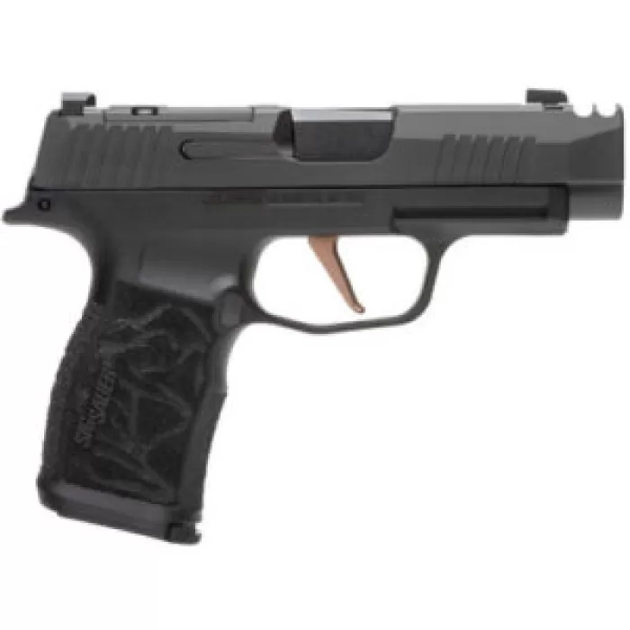 Sig Sauer 365XL9ROSE P365XL Rose Kit Micro-Compact 9mm Luger 12+1 3.10" Black Nitron Stainless Steel Integrated Compensator/Optic Ready/Serrated Slide, Black w/Rose Gold Accents Frame w/Accessory Rail Sig Sauer 365XL9ROSE P365XL Rose Kit Micro-Compact 9mm Luger 12+1 3.10" Black Nitron Stainless Steel Integrated Compensator/Optic Ready/Serrated Slide, Black w/Rose Gold Accents Frame w/Accessory Rail