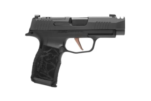 Sig Sauer 365XL9ROSE P365XL Rose Kit Micro-Compact 9mm Luger 12+1 3.10" Black Nitron Stainless Steel Integrated Compensator/Optic Ready/Serrated Slide, Black w/Rose Gold Accents Frame w/Accessory Rail