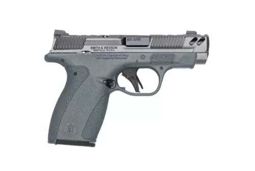 SMITH & WESSON PC Bodyguard 2.0 .380 Auto 13.1in 10rd/12rd Mags Blue Titanium No Thumb Safety Carry Comp Pistol (14847)