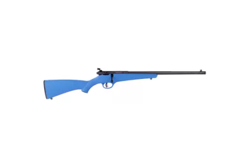 Savage Arms Rascal F-SR 22 LR 1rd 16.13" Matte Black Single Shot Threaded Barrel, Blue Synthetic Stock, Right Hand