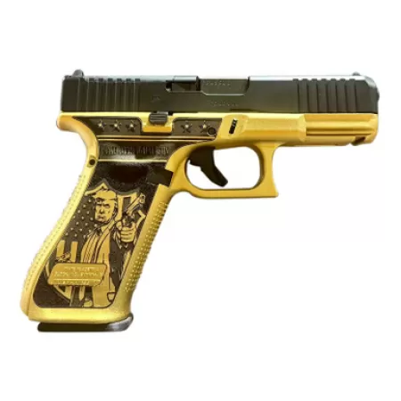 GLOCK 47 Gen5 9mm 4.49in 17rd MOS Don Wick Black/Gold Cerakote Pistol (PA475S204MOSNDONWICK)