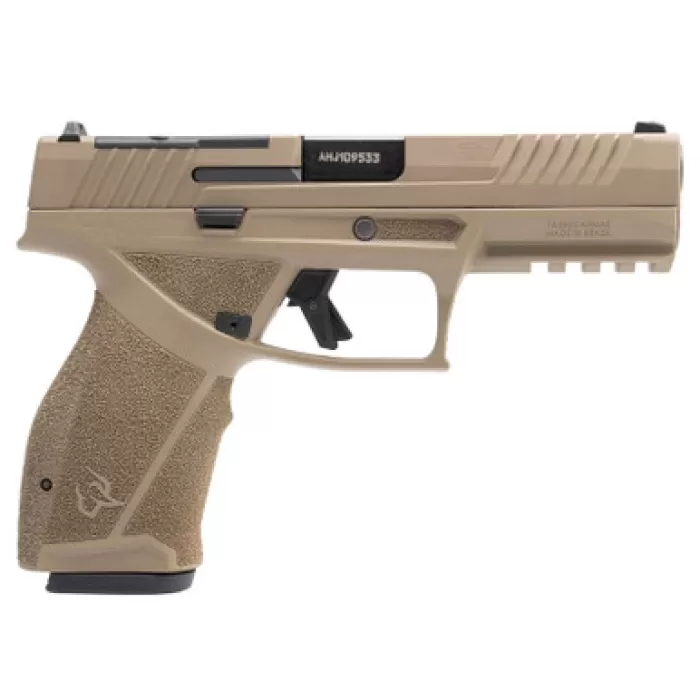 TAURUS TX9 Full 9mm 4.5in 2x 17rd Mags Flat Dark Earth Pistol (1-TX9F441-MF)