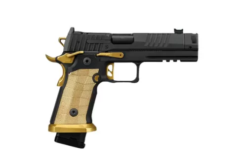 Sig Sauer 211F-9-GTO-SC P211 GTO Spectre Comp Full Size 9mm Luger 23+1 4.40" Black Bull Barrel w/MACH3D Compensator, Black Nitron Stainless Steel Optic Ready/Serrated Slide & Frame w/Picatinny Rail, C