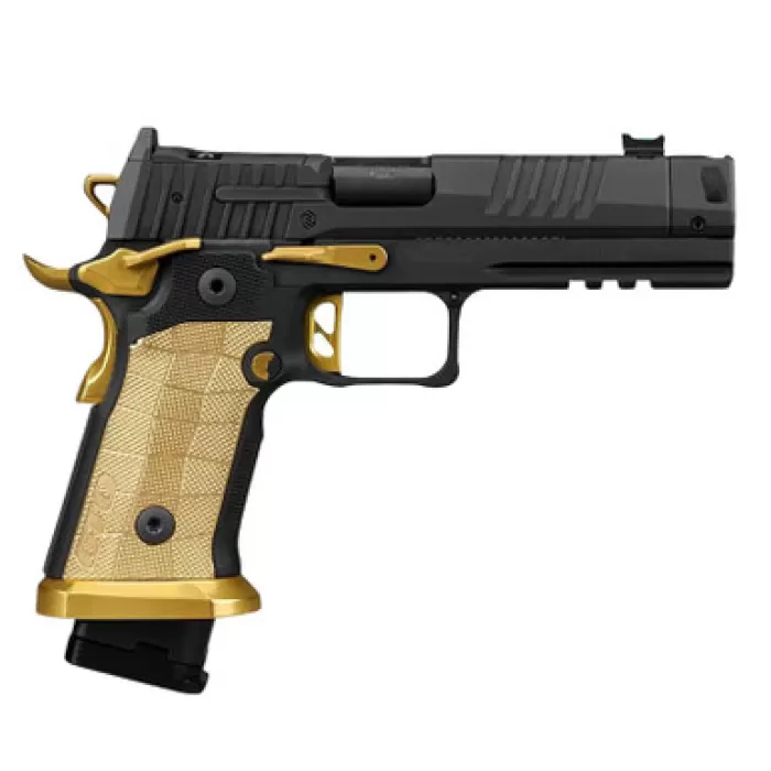 Sig Sauer 211F-9-GTO-SC P211 GTO Spectre Comp Full Size 9mm Luger 23+1 4.40" Black Bull Barrel w/MACH3D Compensator, Black Nitron Stainless Steel Optic Ready/Serrated Slide & Frame w/Picatinny Rail, C