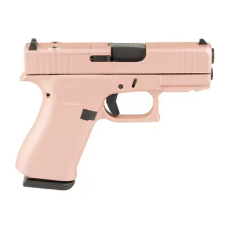 GLOCK 43X 9mm 3.41in 2x10rd MOS Rose Gold Cerakote Striker-Fired Pistol (PX4350204FRMOSNRGSKY)