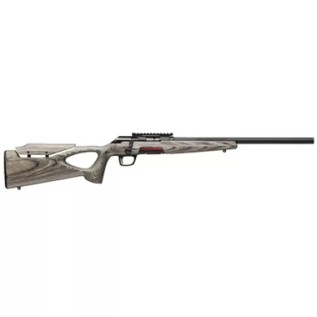 WINCHESTER REPEATING ARMS Xpert Thumbhole Target Gray SR .21 Sharp 18in Threaded 10rd Bolt-Action Rifle (5252271003)