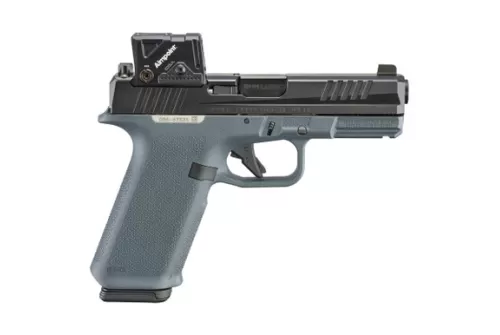RUGER RXM 9mm 4in 2x 17rd Mags Black/Stealth Gray Pistol with Aimpoint COA Red Dot Sight (19464)