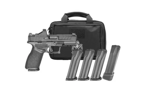 SPRINGFIELD ARMORY Echelon 4.0FC 9mm 4in Pistol Gear Pac w/ Viridian RFX11, 3x 17rd / 1x 20rd Mags, Pistol Bag (EC9409BFC-PAC)