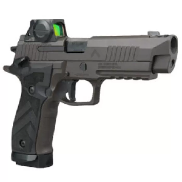 Sig Sauer 226X59LEGIONSAORXSL P226 X5 Legion w/Optic Full Size 9mm Luger 20+1 4.40" Legion Gray Cerakote Stainless Steel Integrated Compensator/Serrated w/Optic Slide & Alloy Frame w/Picatinny Rail, L
