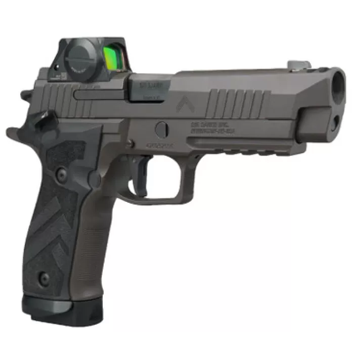 Sig Sauer 226X59LEGIONSAORXSL P226 X5 Legion w/Optic Full Size 9mm Luger 20+1 4.40" Legion Gray Cerakote Stainless Steel Integrated Compensator/Serrated w/Optic Slide & Alloy Frame w/Picatinny Rail, L