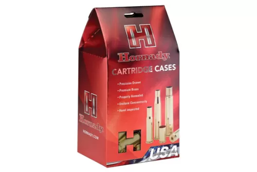 HORNADY 222 Remington 50-Pack Unprimed Rifle Case (8600)